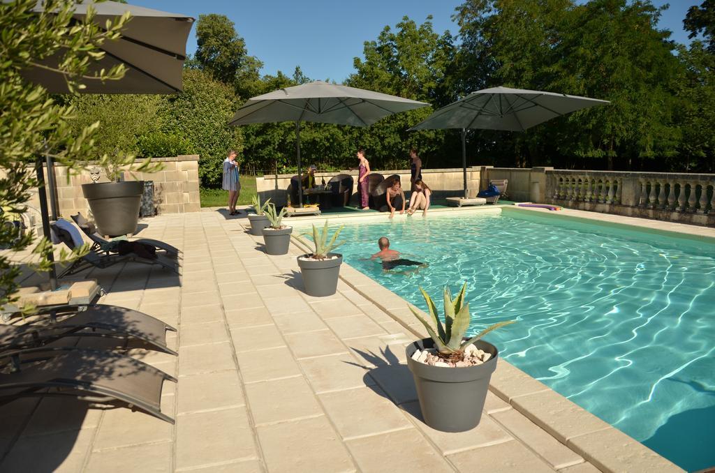 Chateau De Bellevue B&B Et Appartements Avec Piscine Saisonal Chauffee Et Chambres Partout Climatisees Saint-Avit  Exteriér fotografie